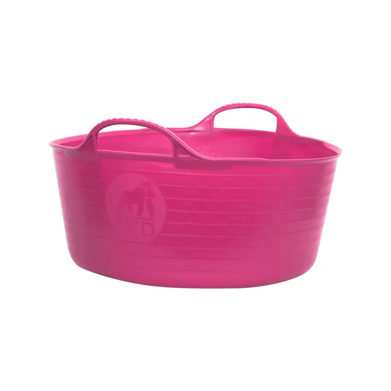 Red Gorilla/Tubtrug Small Shallow Gorilla Tub 15L Pink
